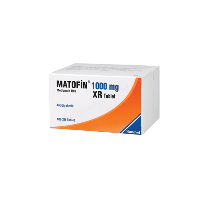 MATOFIN XR- 通用的 METFORMIN HYDROCHLORIDE- Sanovel pharma