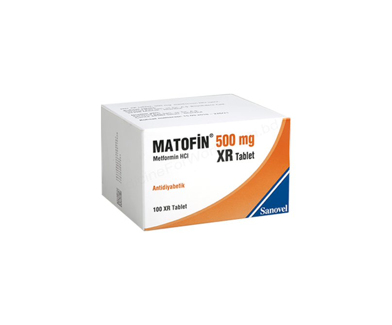 MATOFIN XR- 通用的 METFORMIN HYDROCHLORIDE- Sanovel pharma