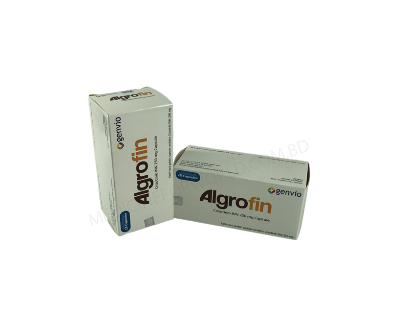 Algrofin- 通用的 克唑替尼/克挫替尼- Genvio制药有限公司