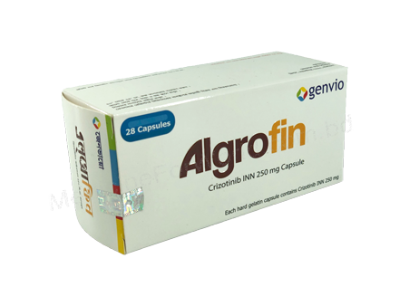 Algrofin- 通用的 克唑替尼/克挫替尼- Genvio制药有限公司
