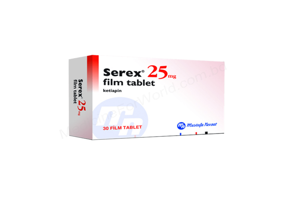SEREX- Generic QUETIAPINE FUMARATE- MUSTAFA NEVZAT Pharma