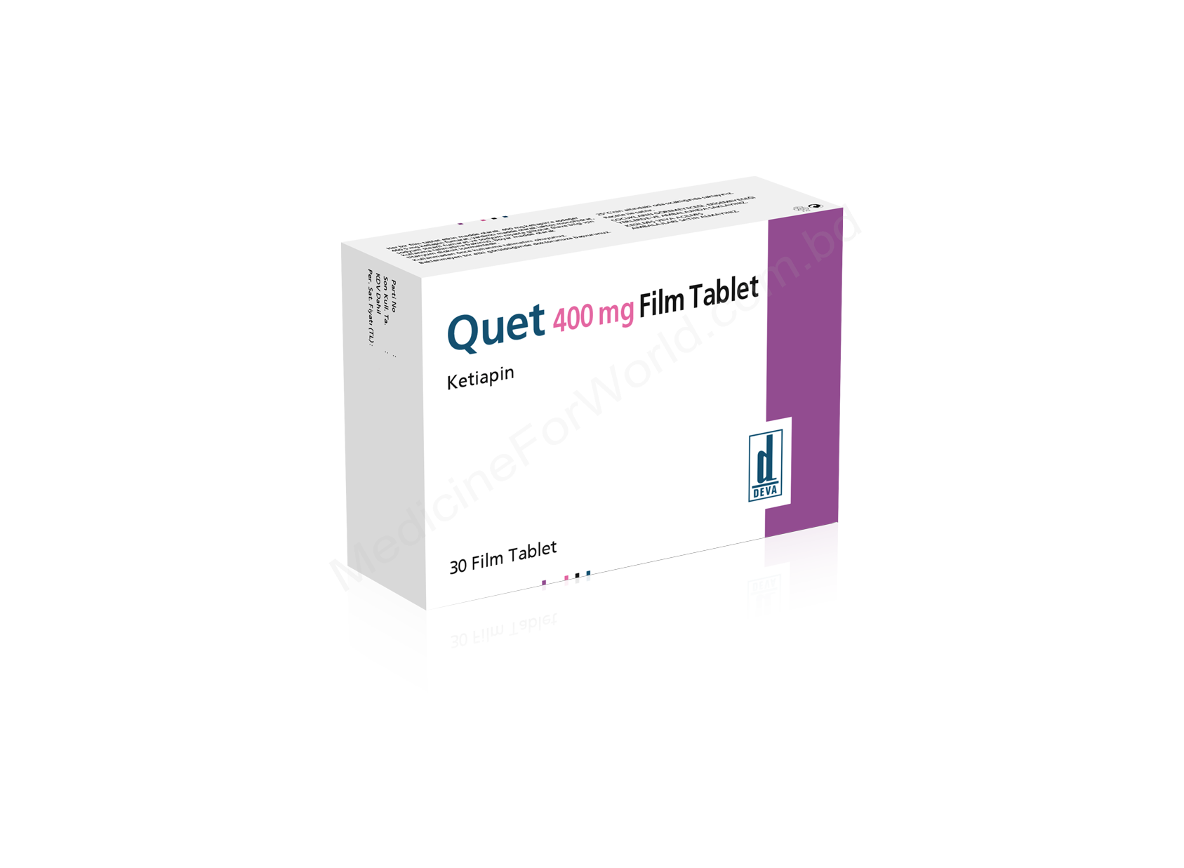 QUET- Generic QUETIAPINE FUMARATE- Deva Pharma