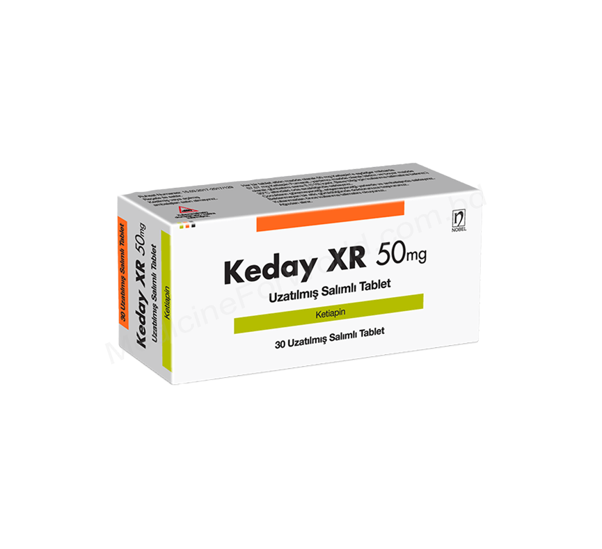 KEDAY XR- Generic QUETIAPINE FUMARATE- Nobel pharma