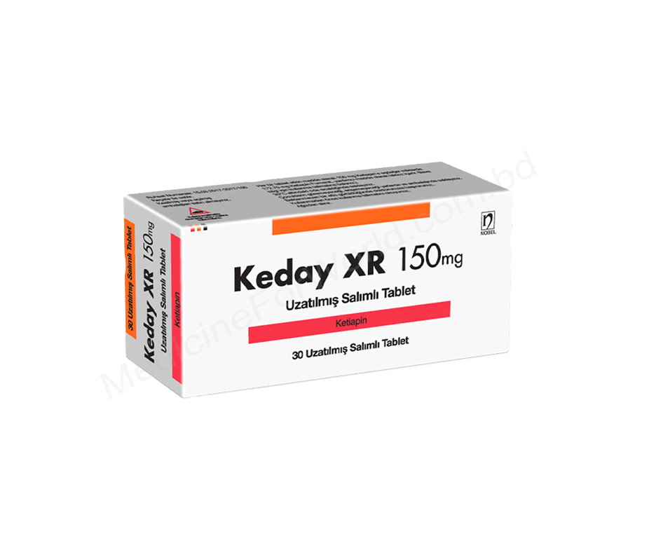 KEDAY XR- Generic QUETIAPINE FUMARATE- Nobel pharma