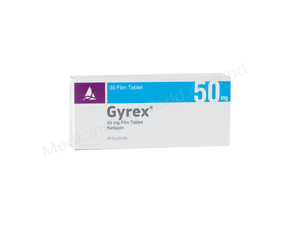 GYREX- 通用的 QUETIAPINE FUMARATE- Santa Pharma
