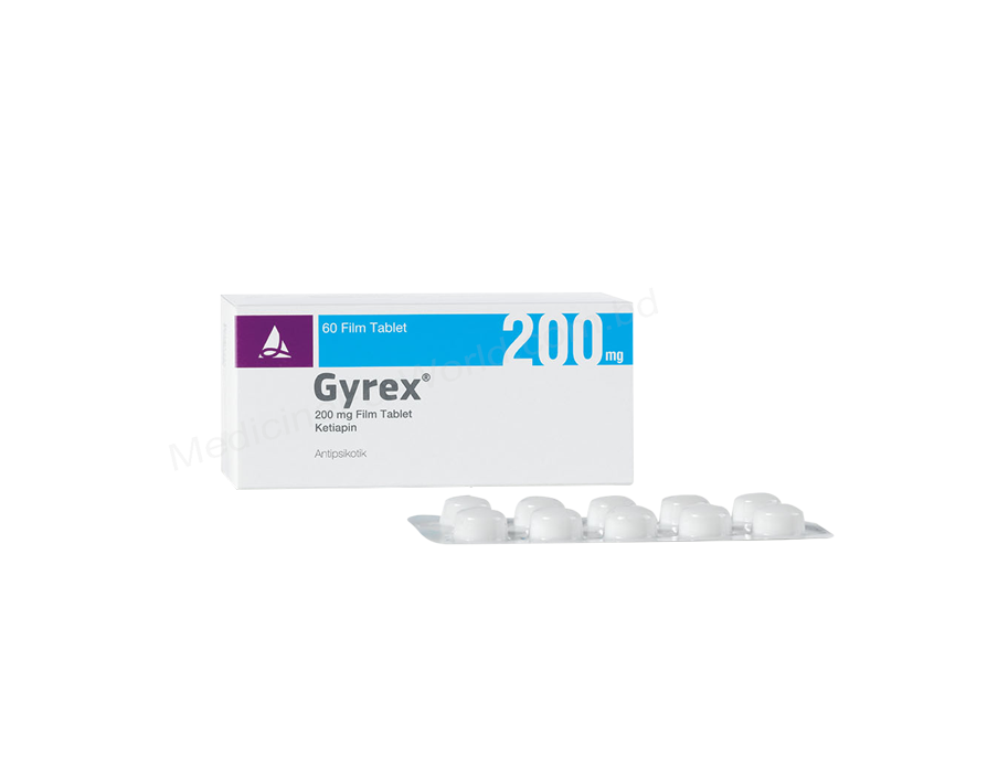 GYREX- 通用的 QUETIAPINE FUMARATE- Santa Pharma