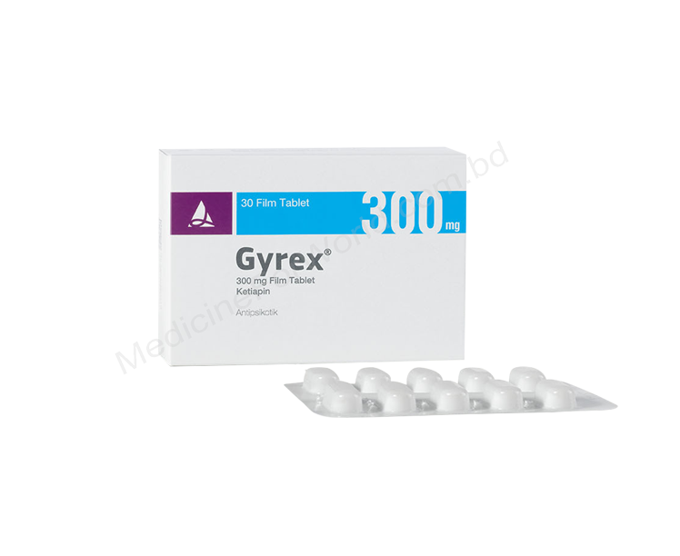 GYREX- 通用的 QUETIAPINE FUMARATE- Santa Pharma