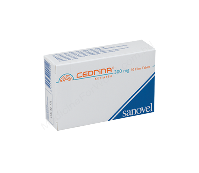 CEDRINA- Родовое QUETIAPINE FUMARATE- Sanovel pharma