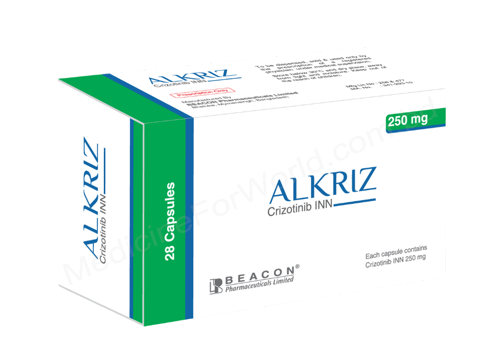 Crizonix/ Alkriz- Generic Crizotinib- Beacon pharma