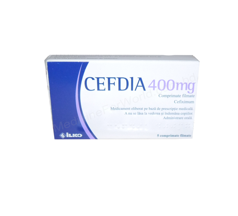 CEFDIA- 通用的 CEFIXIME- ILKO Pharma
