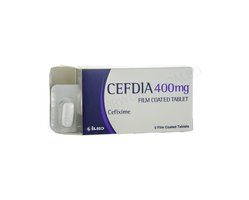CEFDIA- 通用的 CEFIXIME- ILKO Pharma