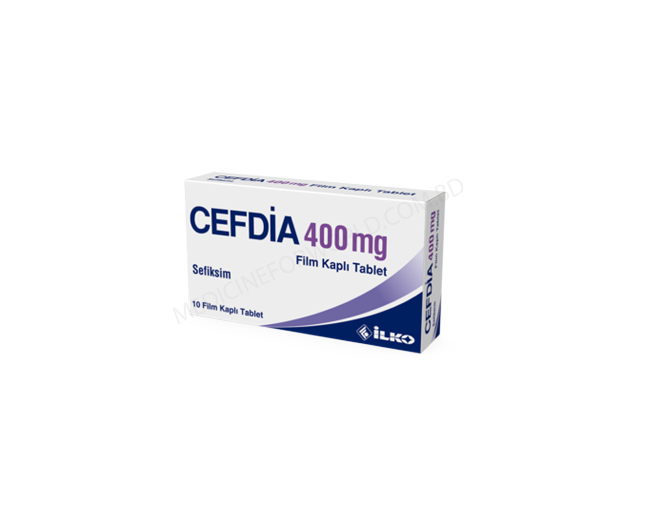 CEFDIA- 通用的 CEFIXIME- ILKO Pharma