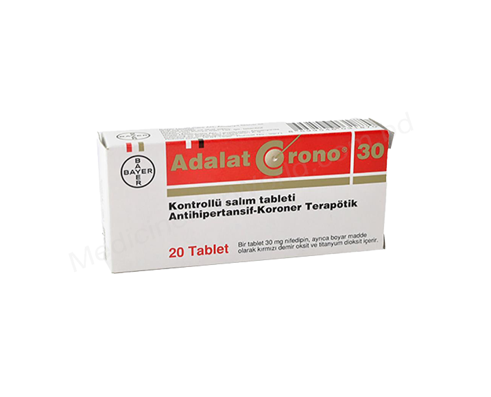 Adalat Crono- Generic Nifedipine- Bayer Pharma