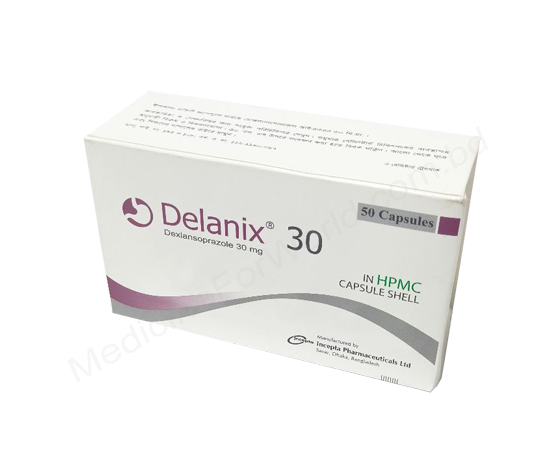 Delanix- 通用的 DEXLANSOPRAZOLE- 孟家拉伊斯达制药