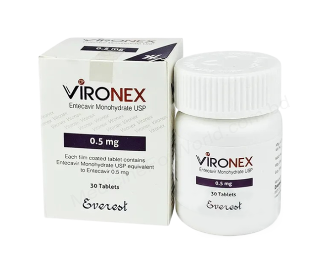 Vironex- 通用的 恩替卡韦- 孟加拉珠峰制药