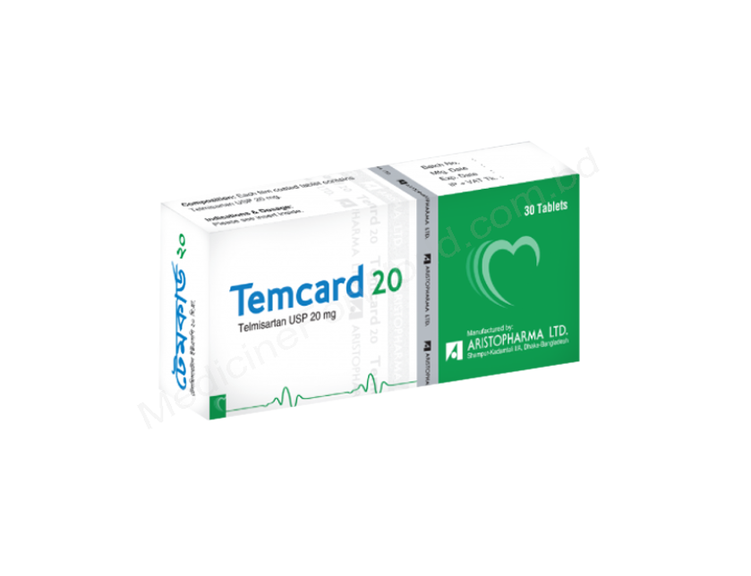 Temcard- Generic Telmisartan- Aristopharma