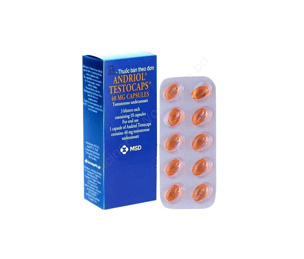 Andriol Testocaps- Generic Testosterone Undecanoate- MSD Pharma