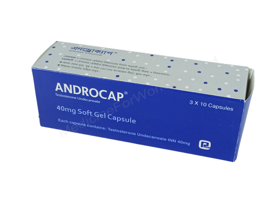 Androcap- Родовое Testosterone Undecanoate- Renata Pharma