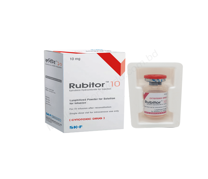 Rubitor- Generic EPIRUBICIN HYDROCHLORIDE- Eskayef pharma