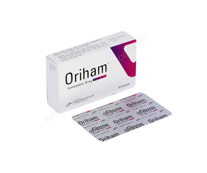 Oriham- Родовое Atomoxetine Hydrochloride- Incepta Pharma