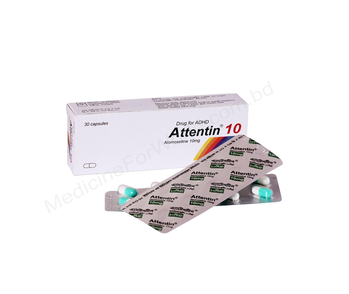 Attentin- Родовое Atomoxetine Hydrochloride- Unimed Unihealth Pharma