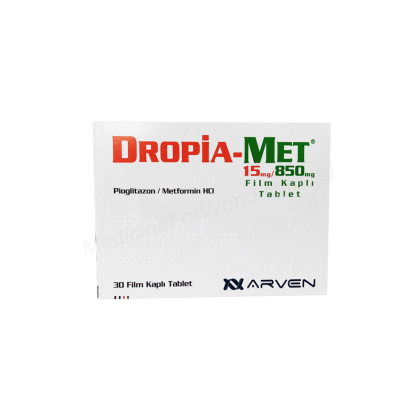 Dropia-met 15mg + 500mg/15mg + 850mg